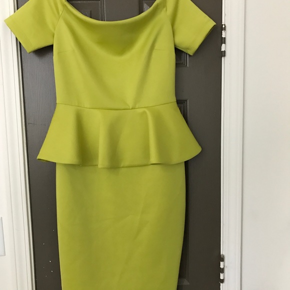 ASOS Yellow (lime) midi 🥂✨👗🍋💋 - Picture 3 of 6